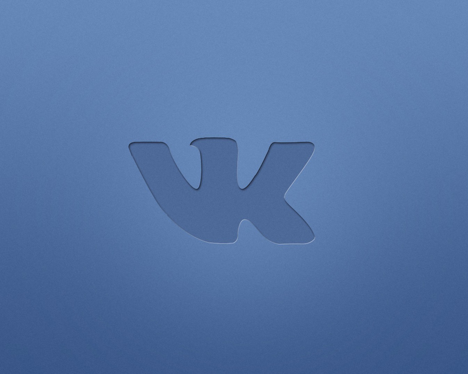 Fondo de pantalla Blue Vkontakte Logo 1600x1280