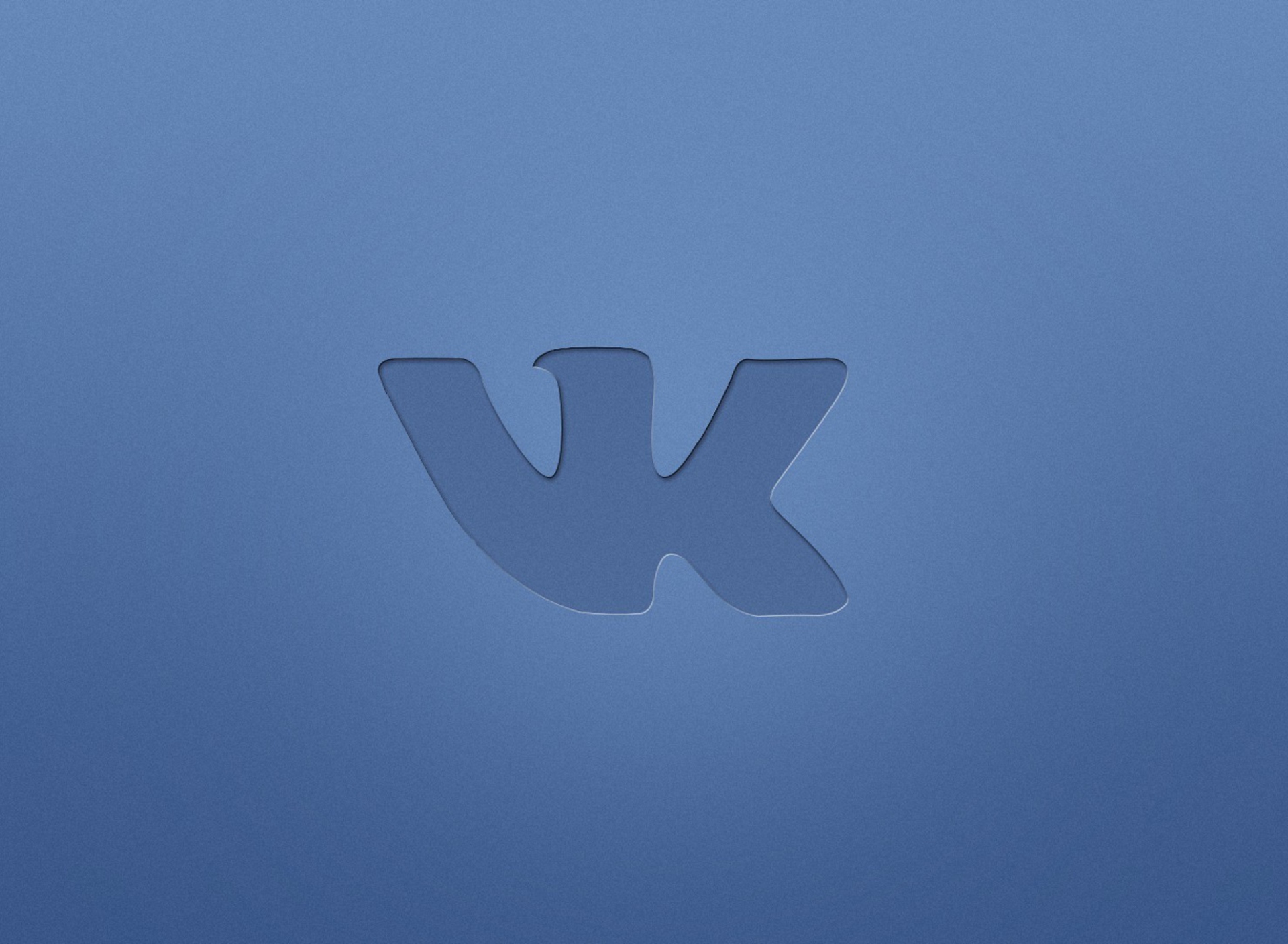 Screenshot №1 pro téma Blue Vkontakte Logo 1920x1408