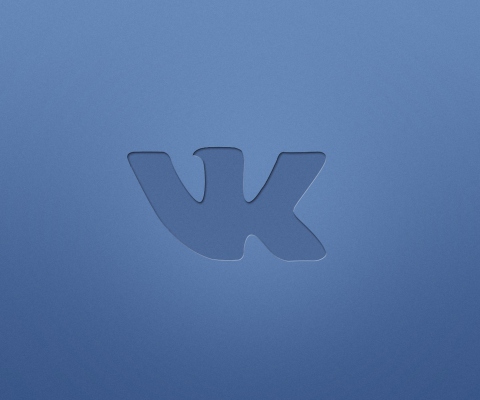 Fondo de pantalla Blue Vkontakte Logo 480x400