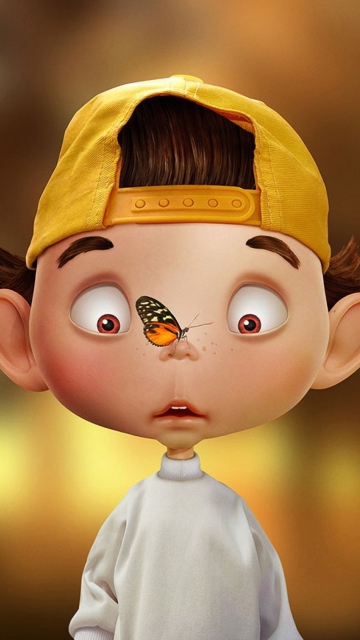 Boy And Butterfly screenshot #1 360x640