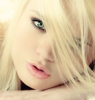 Blonde Woman Background for iPad