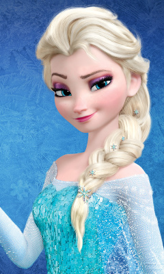 Das Elsa in Frozen Wallpaper 240x400