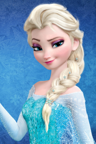 Fondo de pantalla Elsa in Frozen 320x480