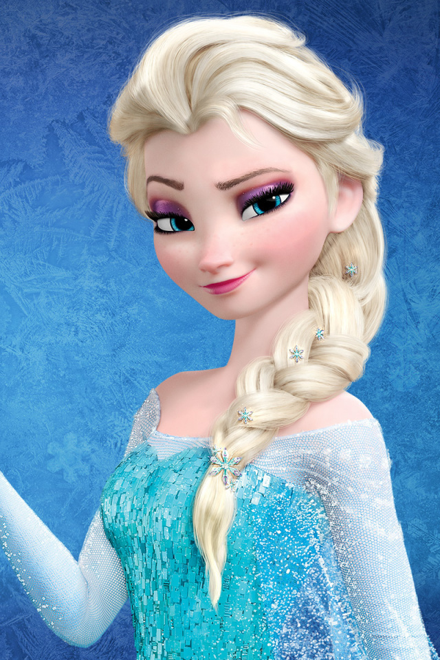 Das Elsa in Frozen Wallpaper 640x960