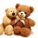 Fondo de pantalla Valentine Teddy Bear Hug 128x128