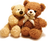 Das Valentine Teddy Bear Hug Wallpaper 176x144
