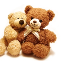 Fondo de pantalla Valentine Teddy Bear Hug 208x208