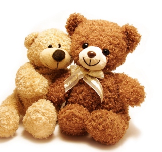 Kostenloses Valentine Teddy Bear Hug Wallpaper für 1024x1024