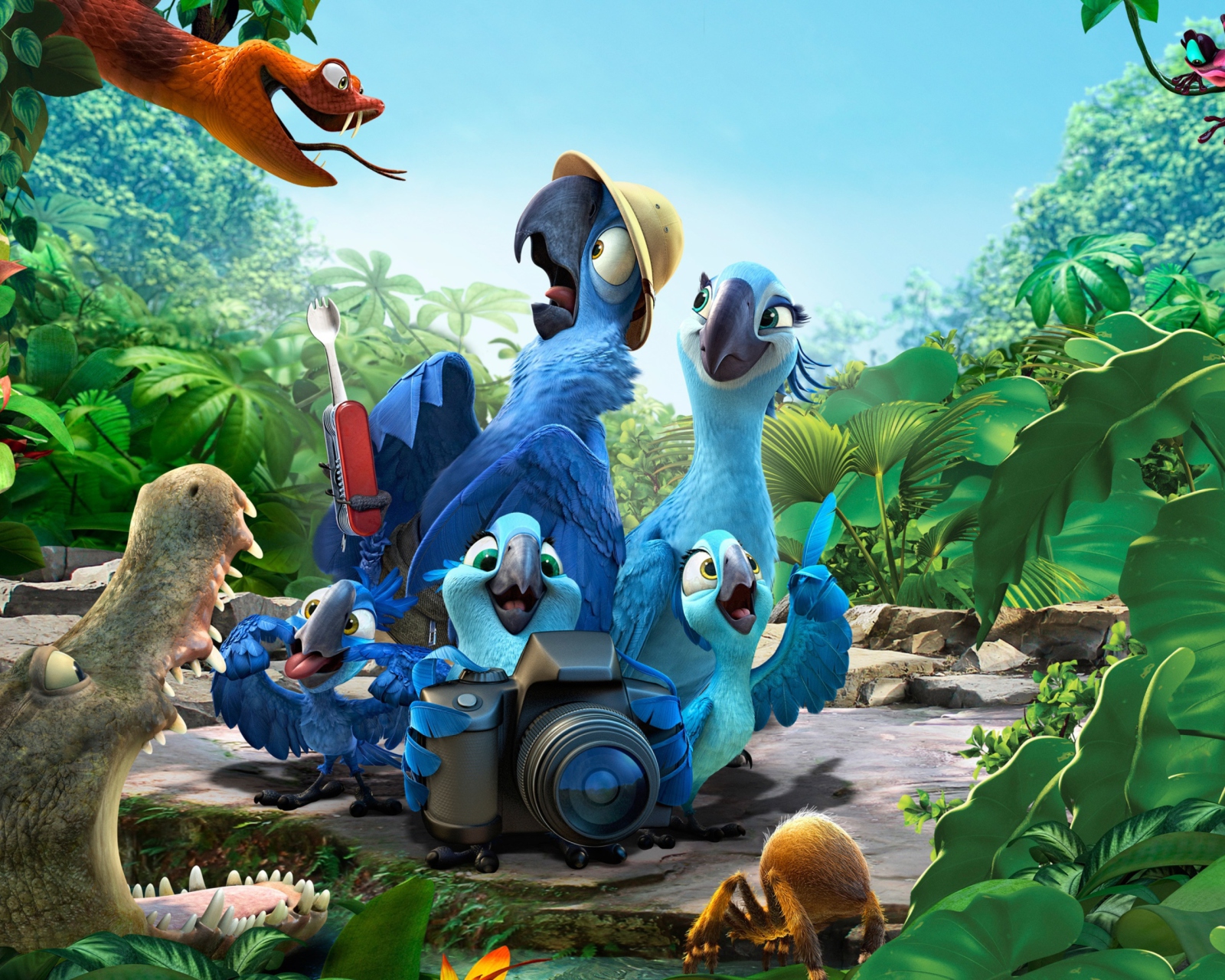 Das 2014 Rio 2 Movie Wallpaper 1600x1280