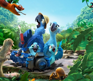 2014 Rio 2 Movie - Obrázkek zdarma pro 208x208