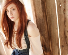 Обои Redhead Country Girl 220x176