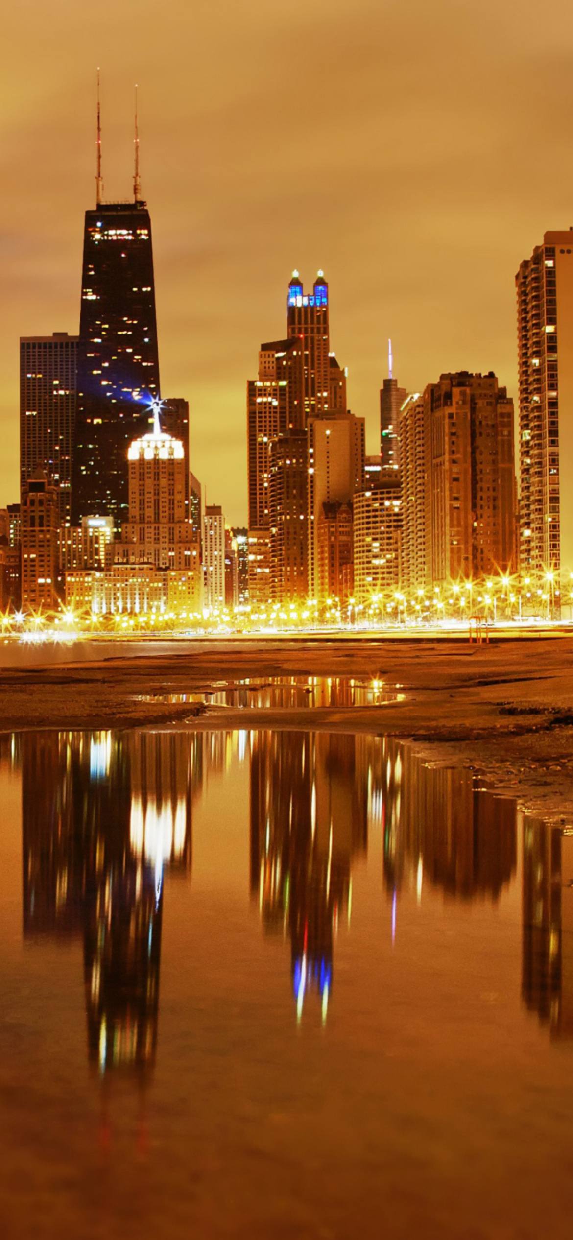 Screenshot №1 pro téma Evening In Chicago 1170x2532