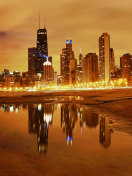 Evening In Chicago screenshot #1 132x176