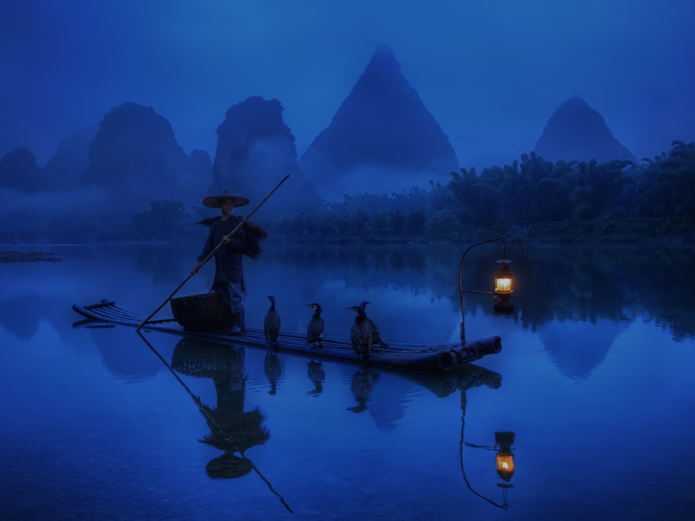 Screenshot №1 pro téma Chinese Fisherman 1400x1050