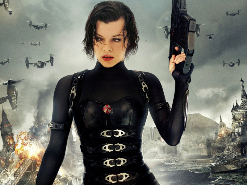 Fondo de pantalla Resident Evil  - Milla Jovovich 800x600