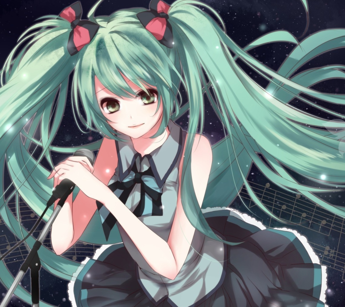 Fondo de pantalla Vocaloid 1440x1280