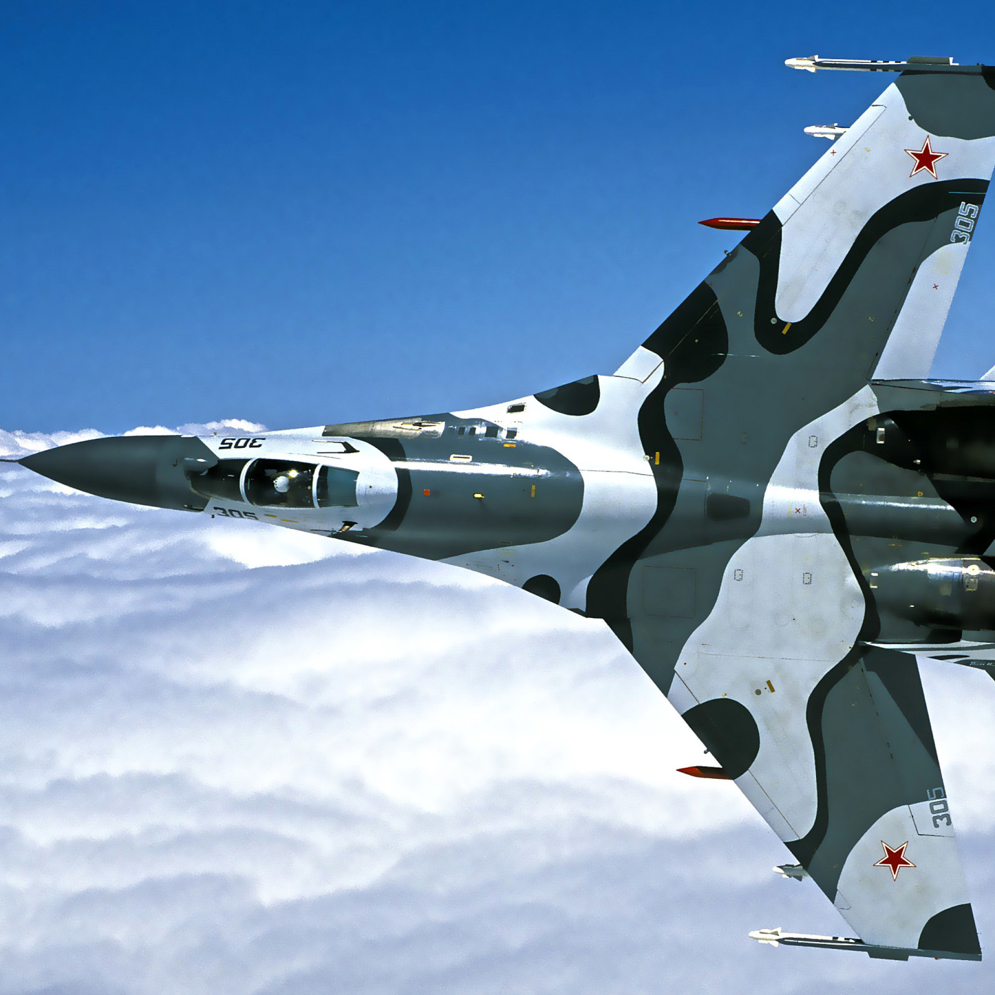 Das Sukhoi Su 27 Wallpaper 2048x2048