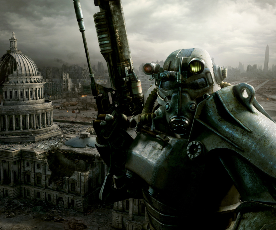Fondo de pantalla Fallout 3 960x800