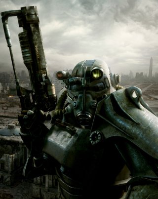 Fallout 3 papel de parede para celular para Nokia X3-02