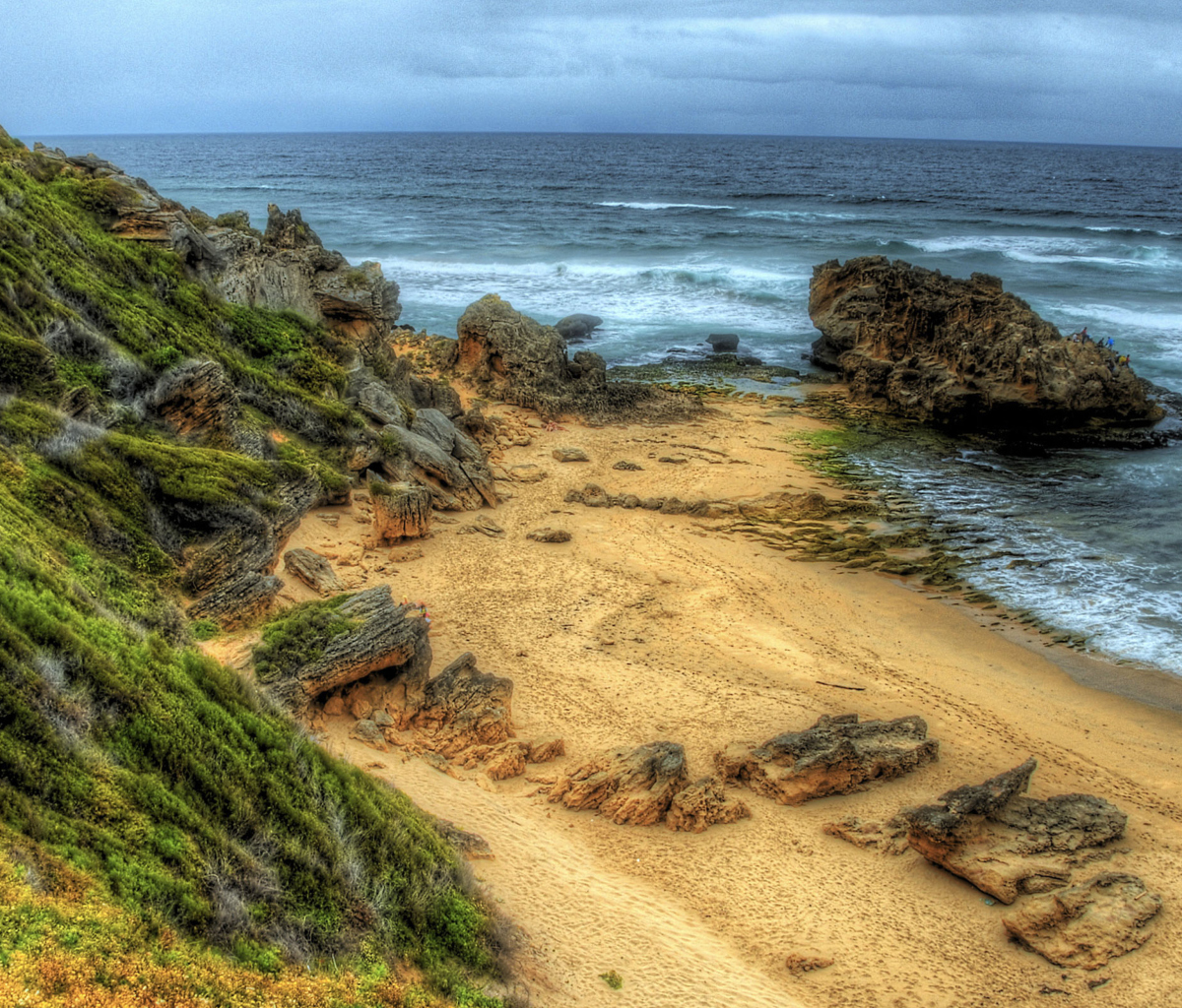 Das Madeira Sea Shore Wallpaper 1200x1024