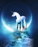 Unicorn wallpaper 128x160