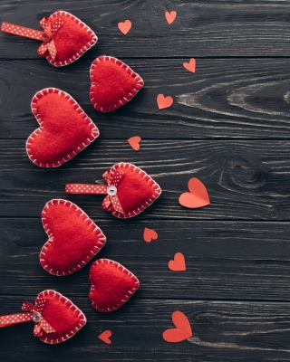 Valentines Love Symbol Hearts - Obrázkek zdarma pro Nokia X7