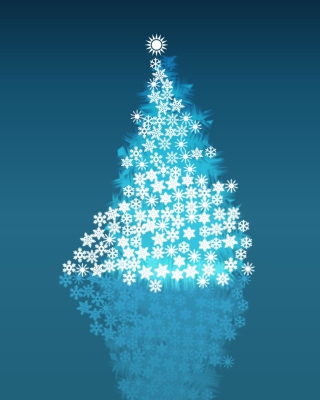 New Year Blue Wallpaper for Nokia C1-01