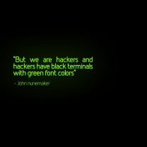 Fondo de pantalla But We Are Hackers 208x208