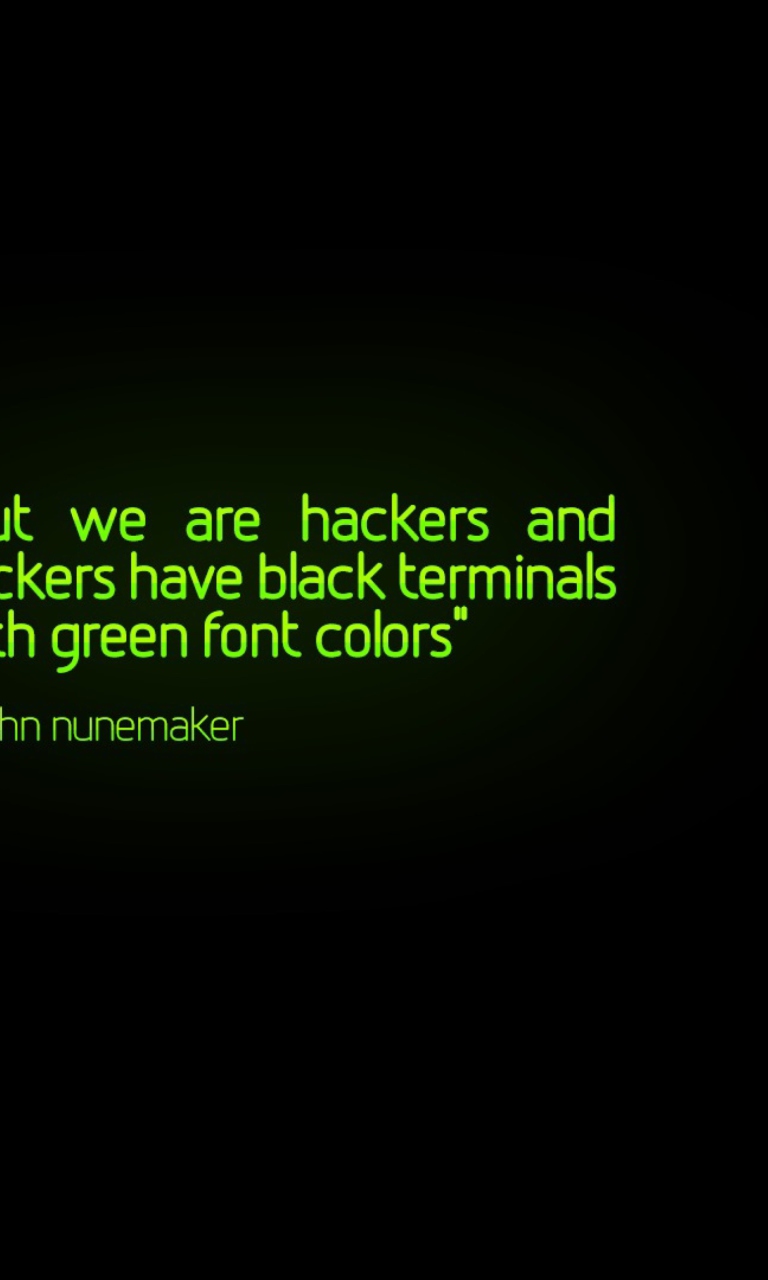 Das But We Are Hackers Wallpaper 768x1280