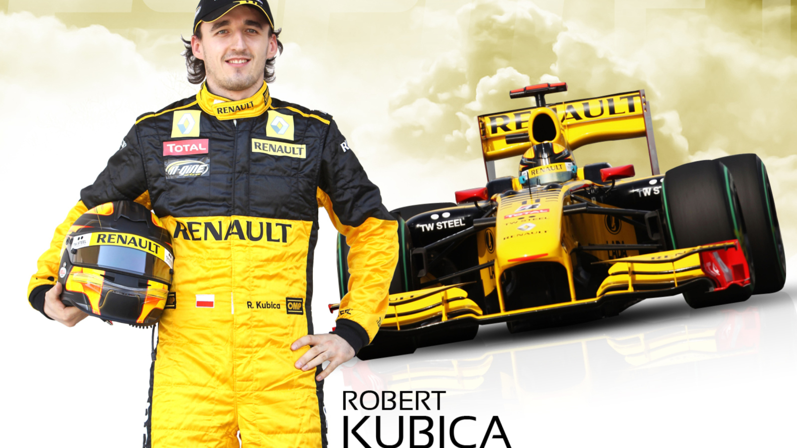 Renault Formula 1 - Robert Kubica wallpaper 1600x900