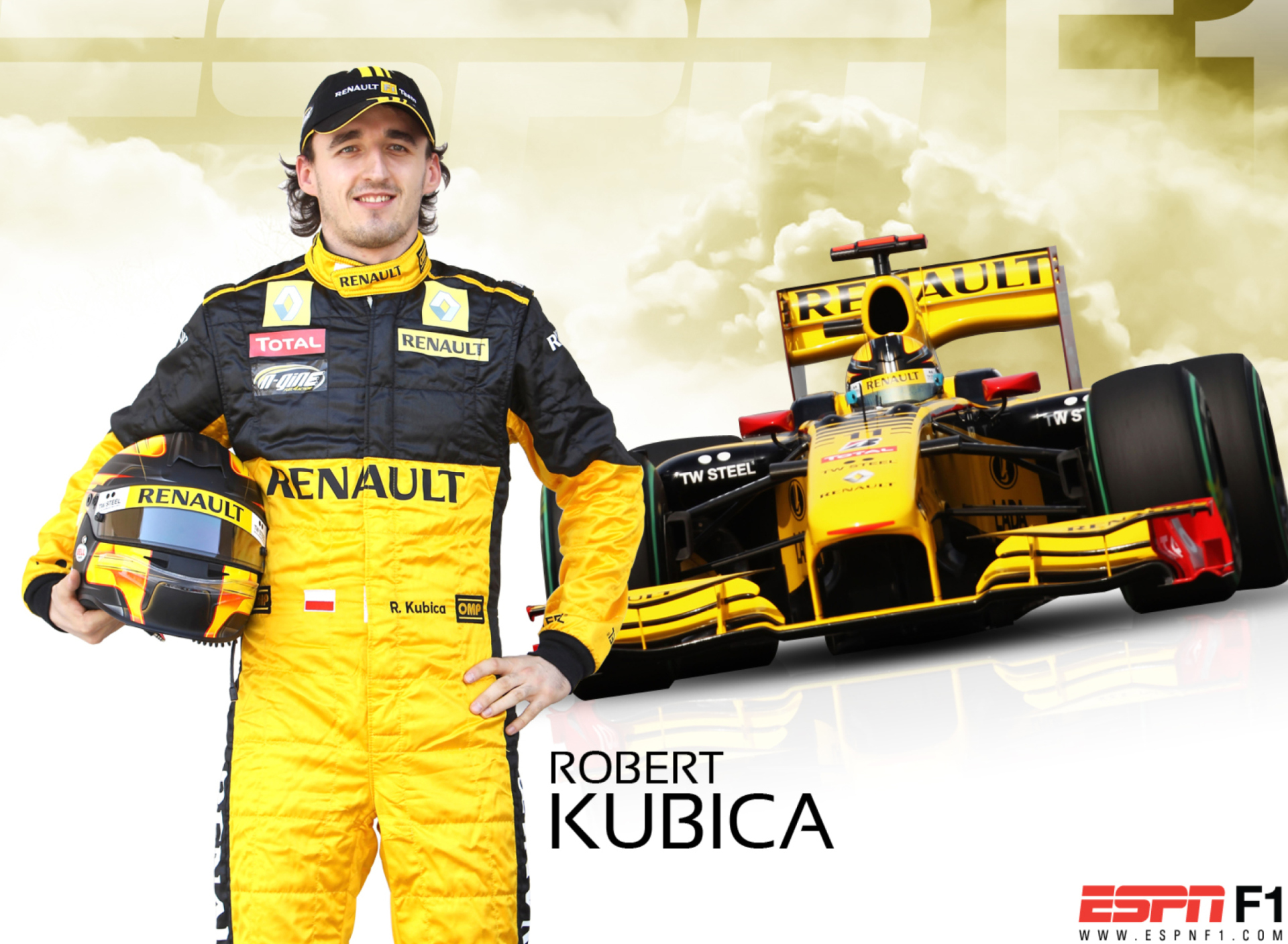 Das Renault Formula 1 - Robert Kubica Wallpaper 1920x1408