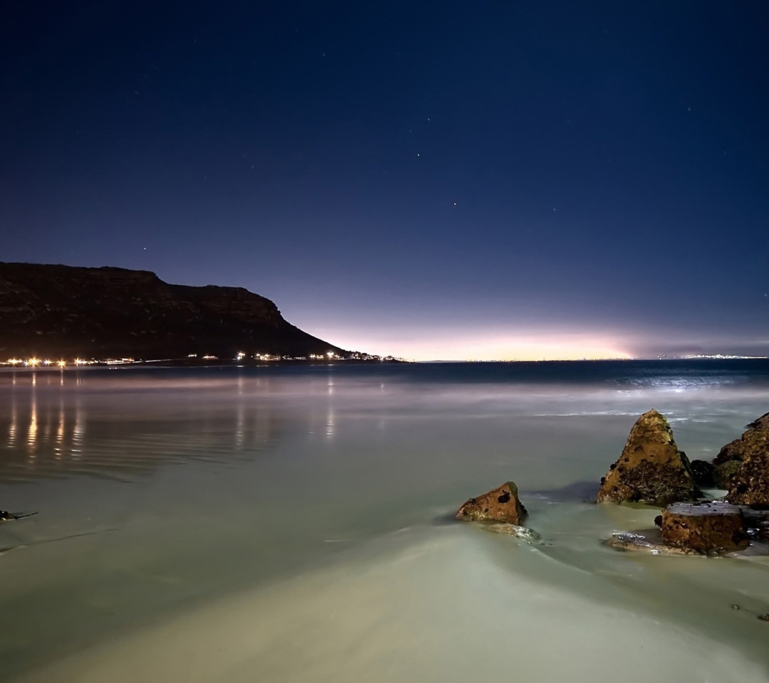Sfondi Beach At Night 1080x960