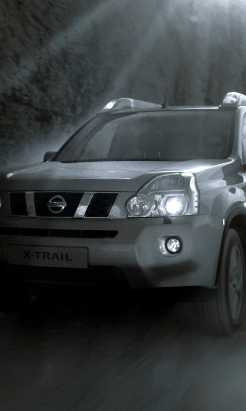 Screenshot №1 pro téma Nissan X-Trail in Fog 480x800