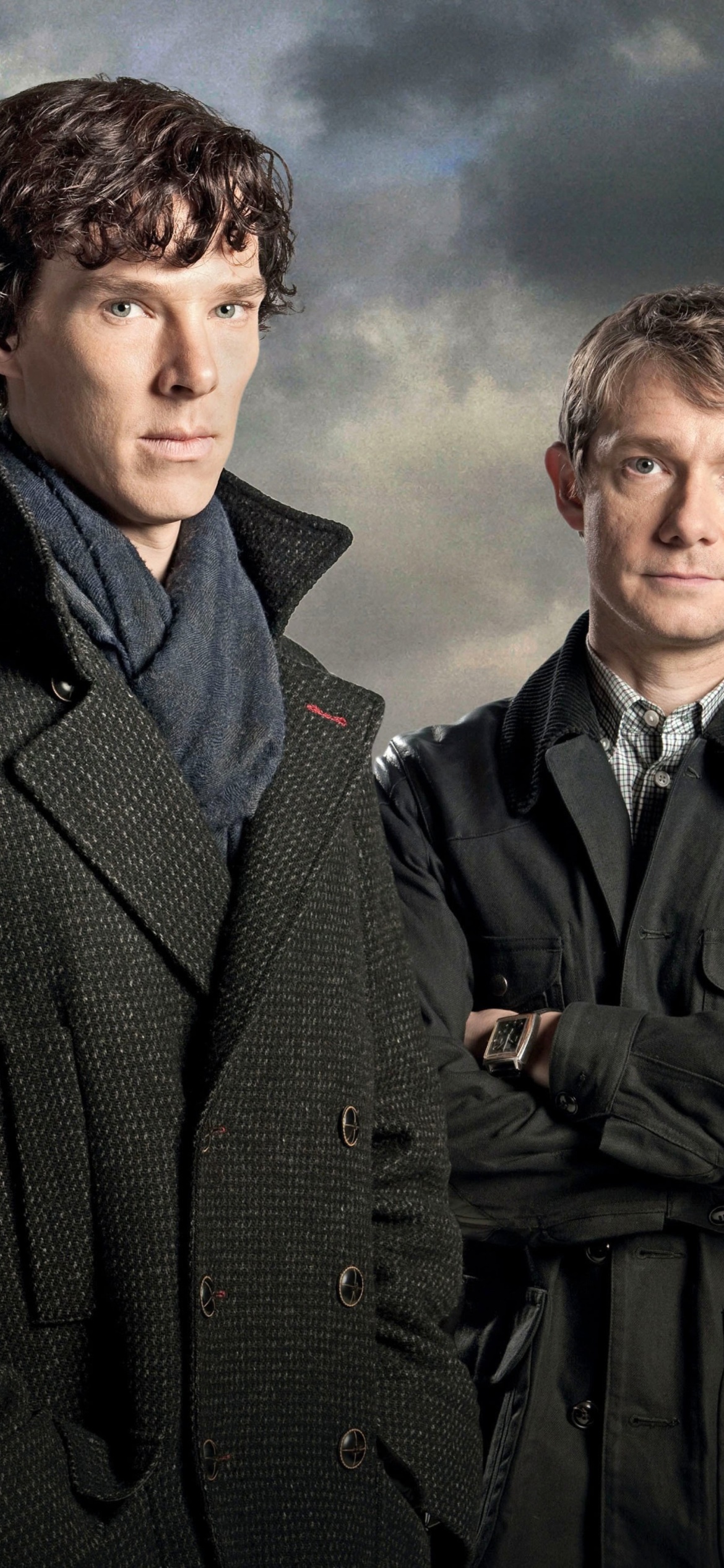 Benedict Cumberbatch Sherlock BBC TV series wallpaper 1170x2532