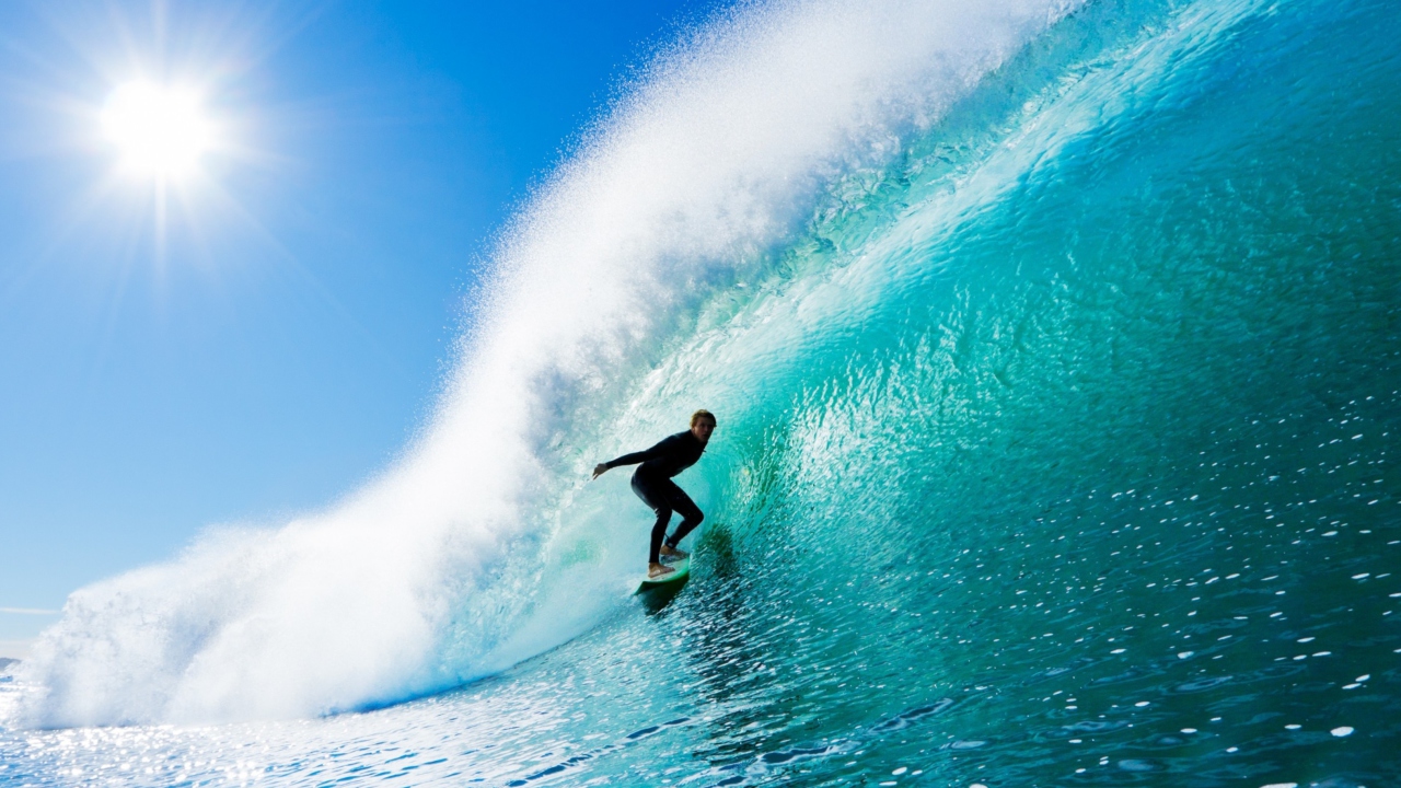 Fantastic Surfing wallpaper 1280x720