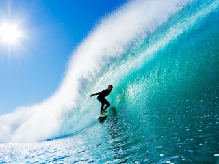 Fantastic Surfing wallpaper 320x240