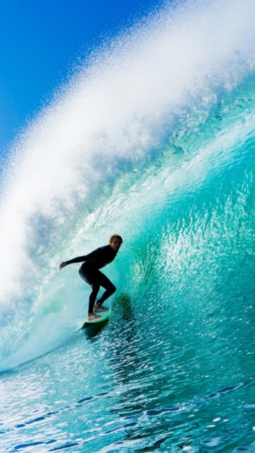 Fantastic Surfing wallpaper 360x640