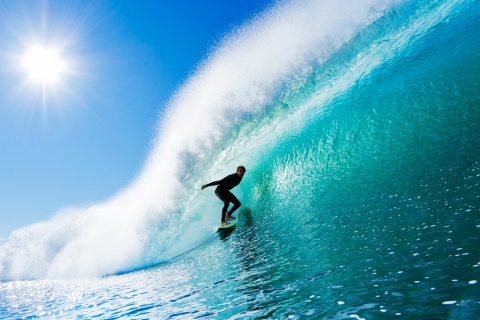 Fantastic Surfing wallpaper 480x320