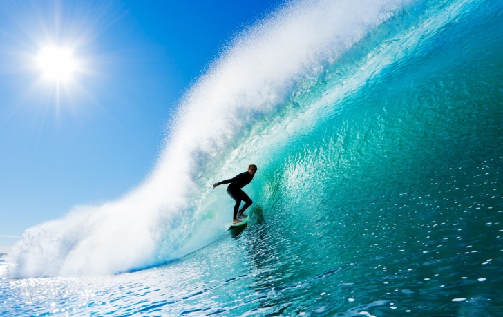 Fantastic Surfing wallpaper