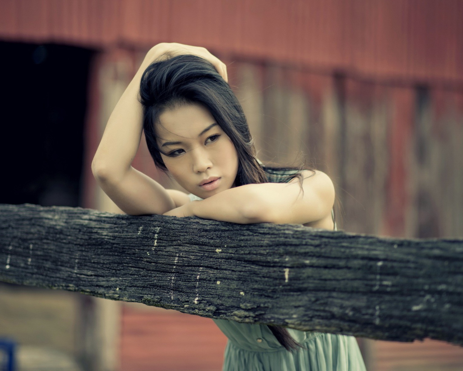 Asian Model Posing screenshot #1 1600x1280