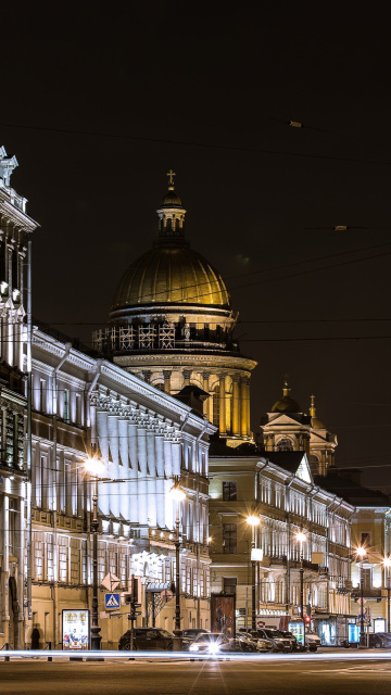 Saint Isaacs Cathedral in Petersburg wallpaper 360x640