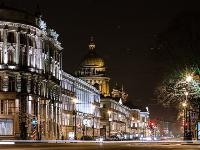 Saint Isaacs Cathedral in Petersburg wallpaper 640x480