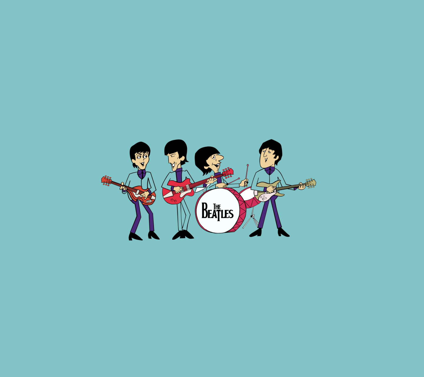 Fondo de pantalla The Beatles 1440x1280