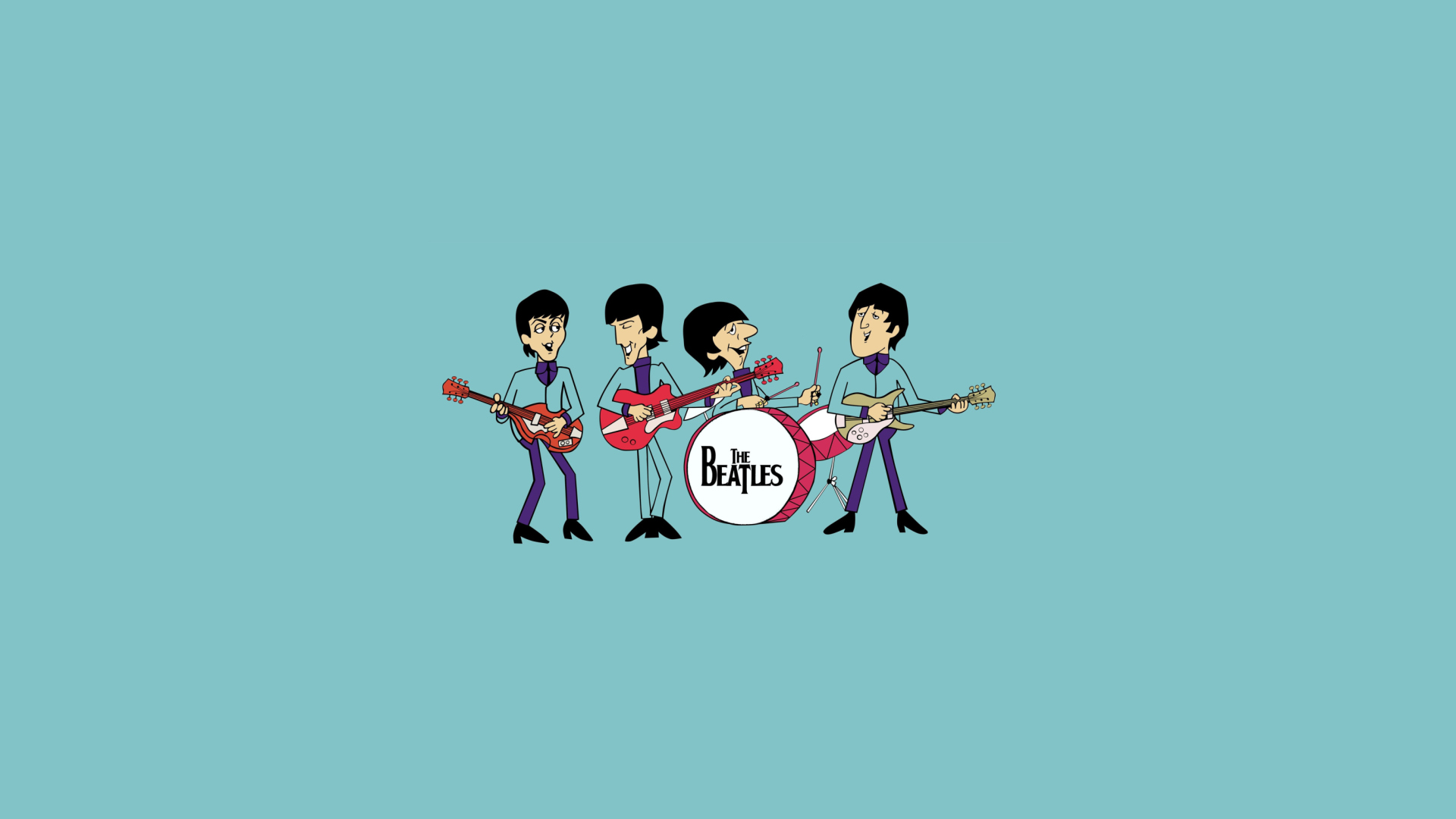 Das The Beatles Wallpaper 1920x1080
