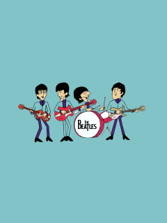 The Beatles wallpaper 240x320