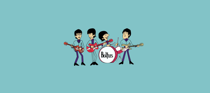 Fondo de pantalla The Beatles 720x320