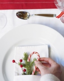 Christmas Table Decoration wallpaper 128x160