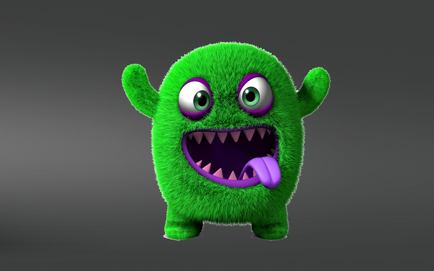 Screenshot №1 pro téma Green Monster 1440x900