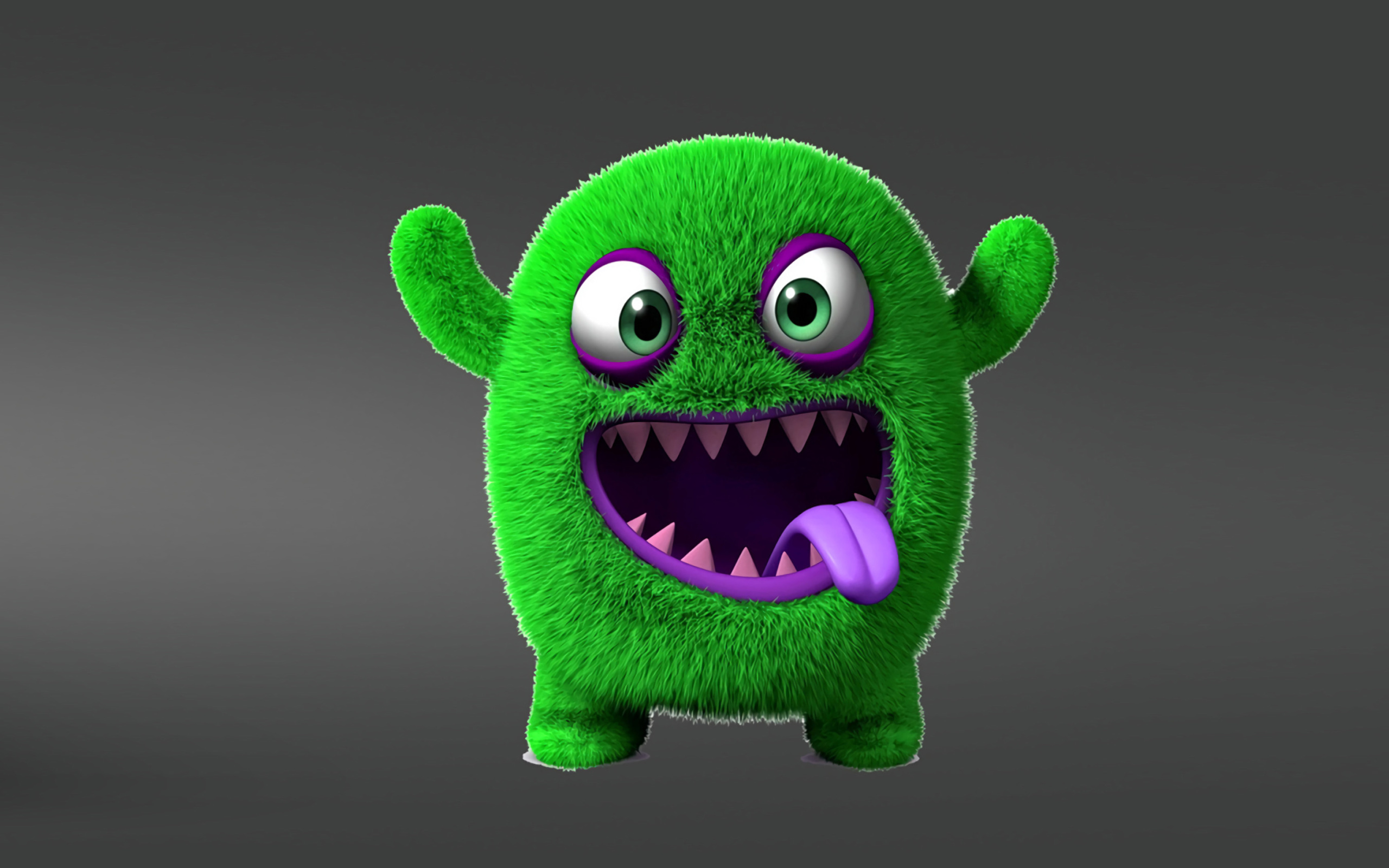 Screenshot №1 pro téma Green Monster 2560x1600