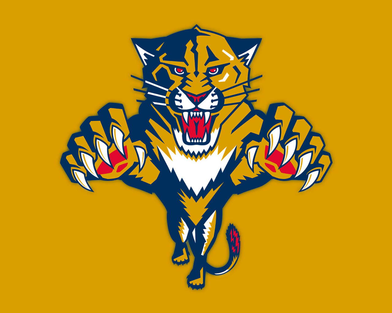 Das Florida Panthers Logo Wallpaper 1280x1024